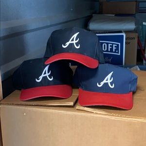 Braves adjustable hat x3